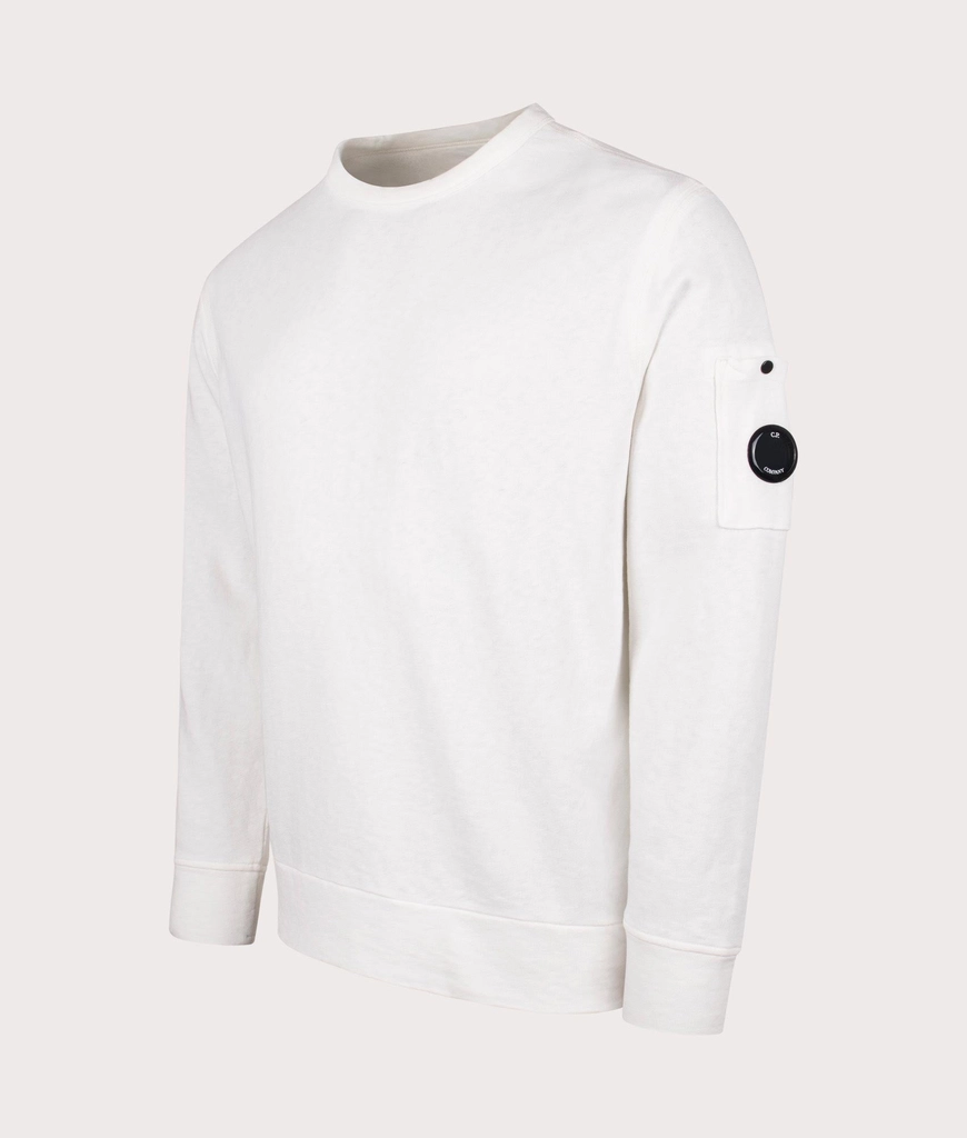CP Company Mens Lens Sleeve Crewneck Sweatshirt